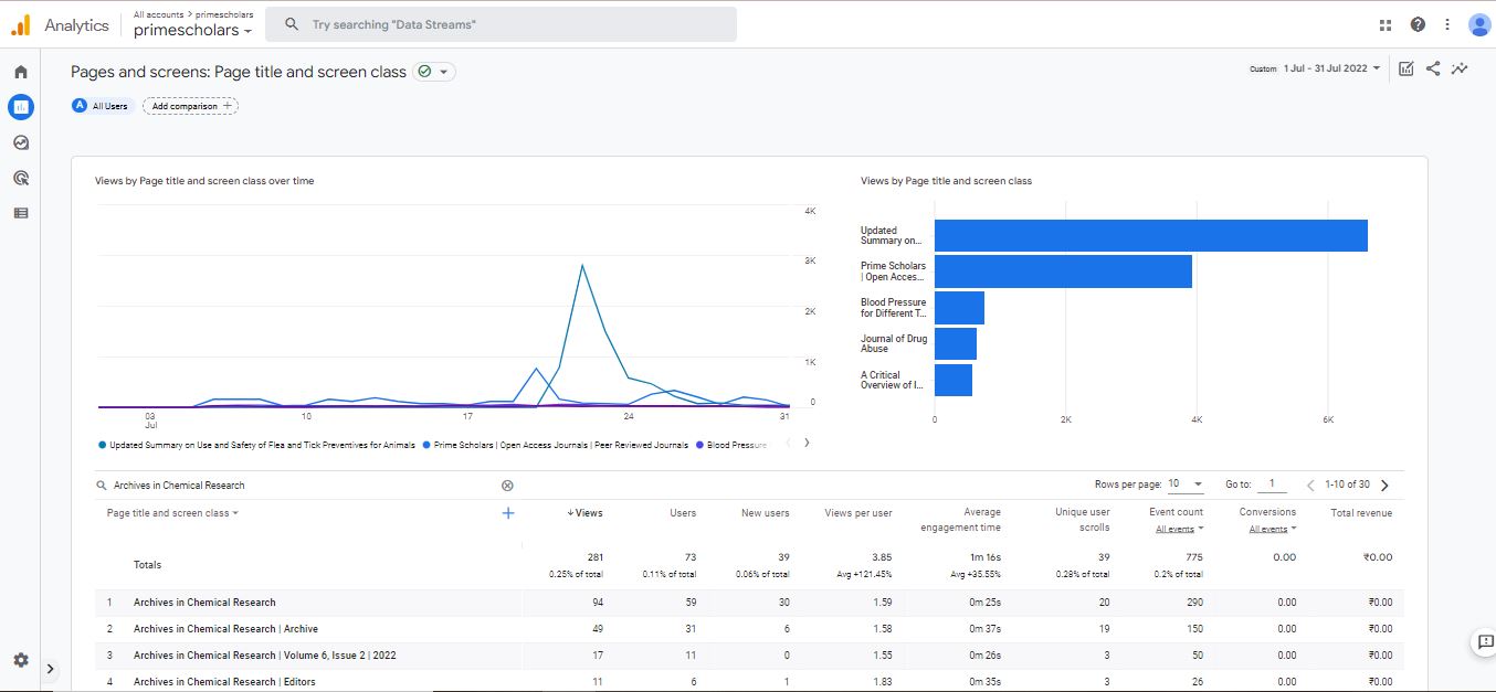 Visitor Analysis Report