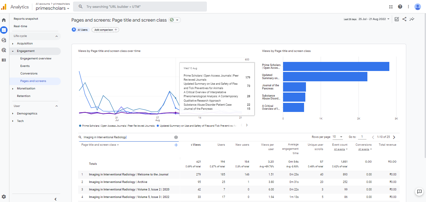 Visitor Analysis Report