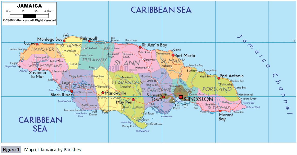 healthcare-communications-Map-Jamaica-Parishes